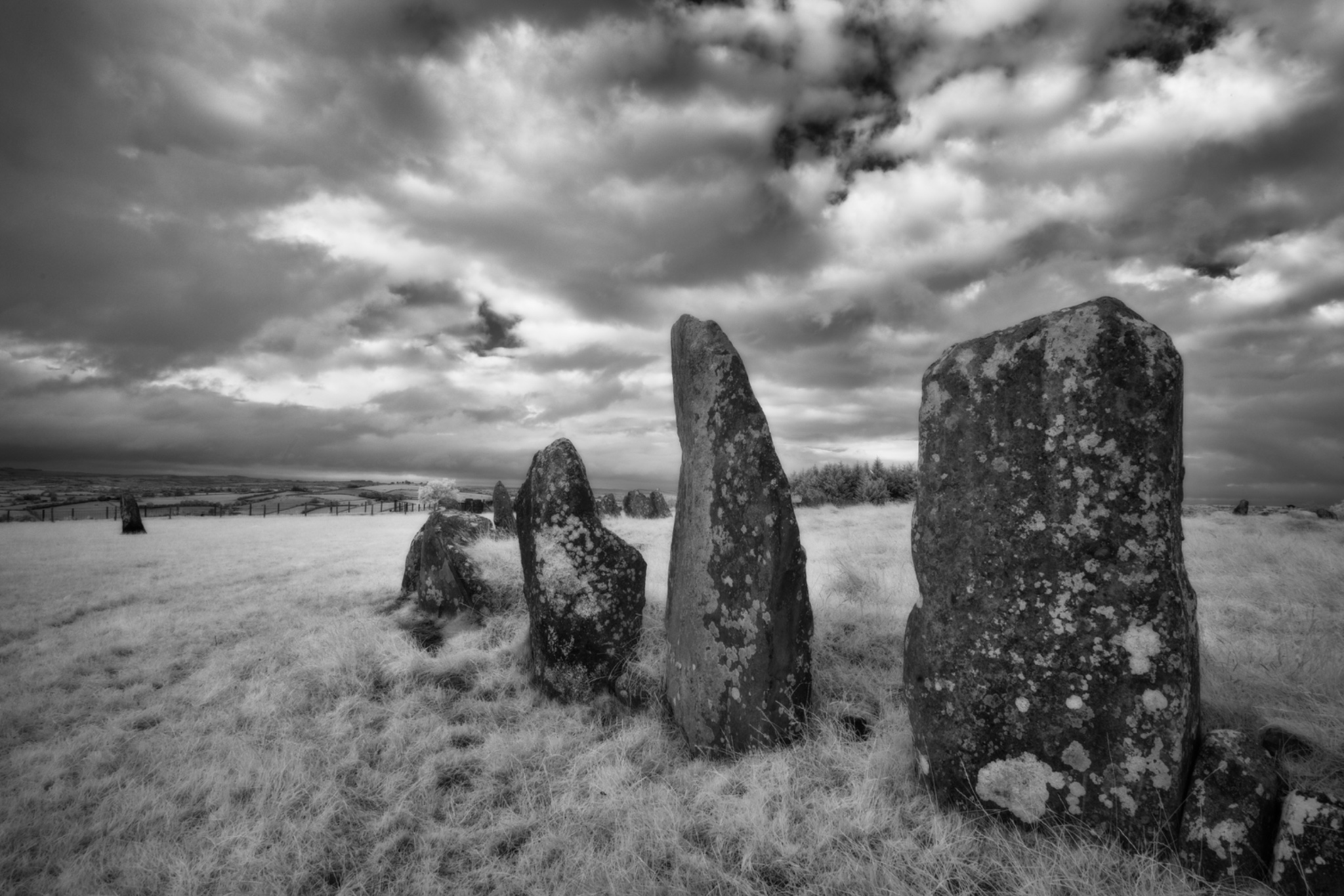 Beltany Stone Circle, County Donegal, Ireland.